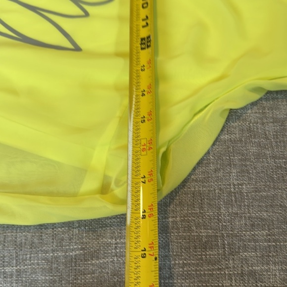 Vince Camuto Yellow High-Low Sundress Fluent Cluster Maxi Dress - Picture 5 of 11